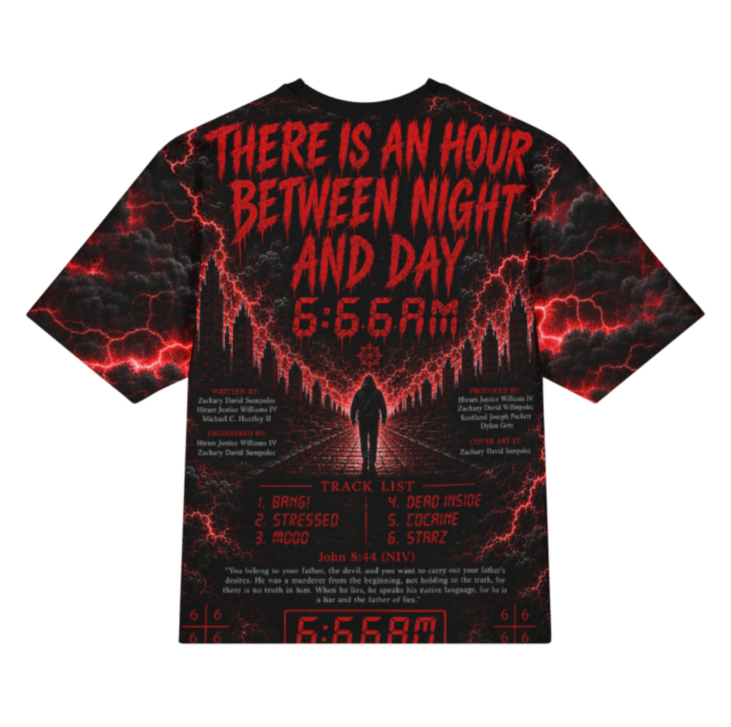 "6:66 AM" Graphic T-Shirt