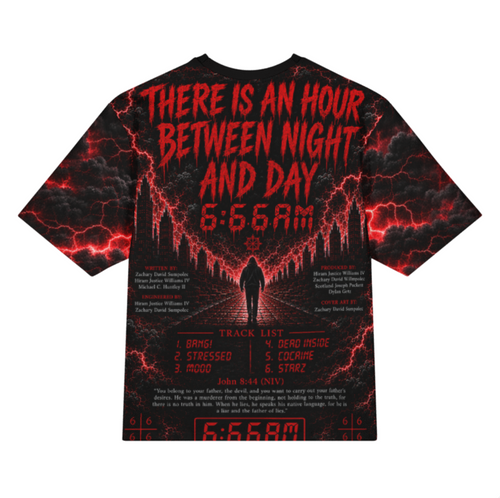 "6:66 AM" Graphic T-Shirt